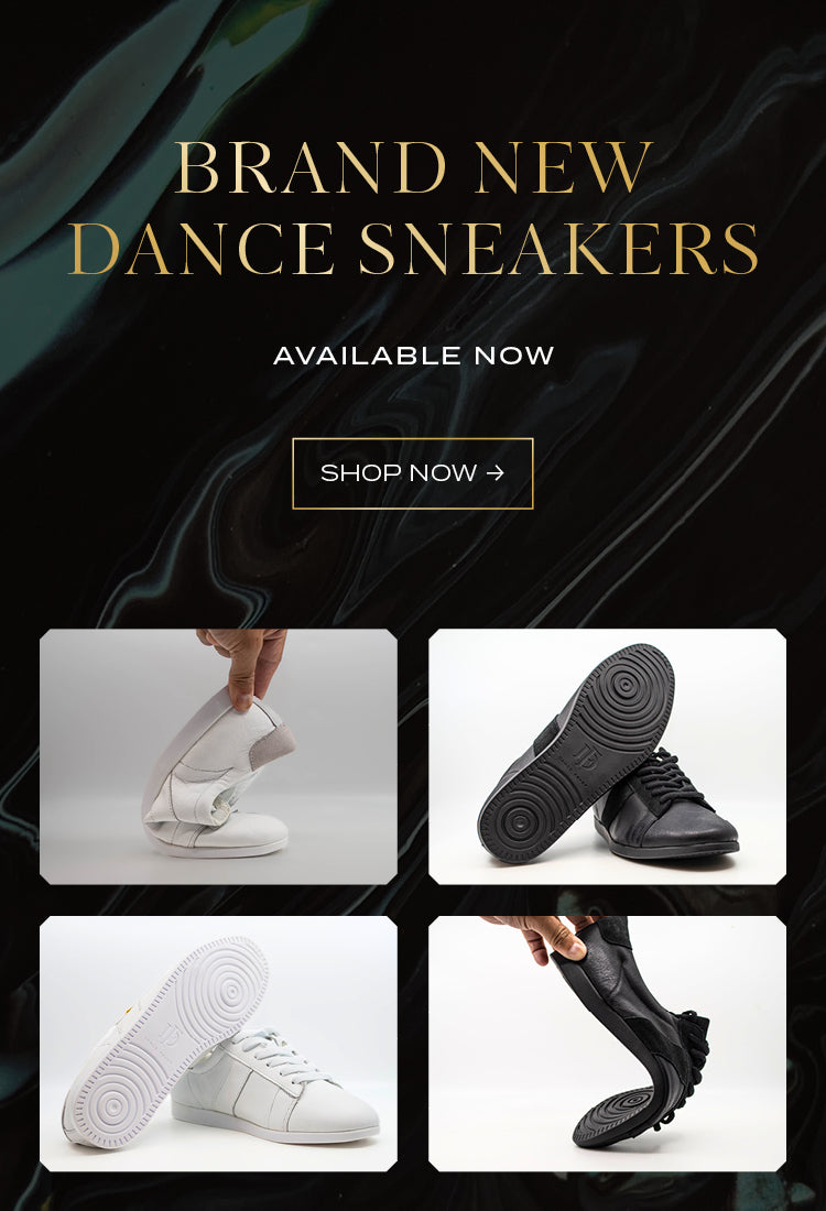 Breathable, flexible and supportive dance sneakers for dancers with Dance Fever