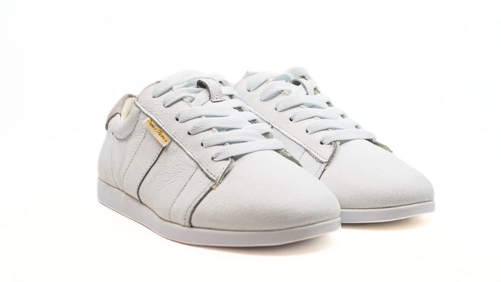 Premium Ladies White Leather Dance Sneaker