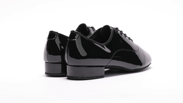 Premium men and boys black patent dance shoes