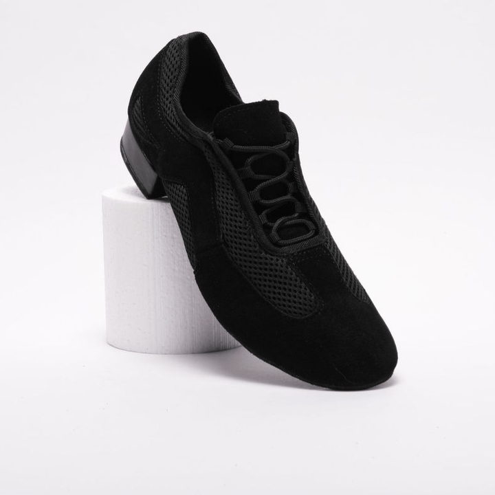 Premium Leather And Mesh Men's Split Sole Practice Dance Shoes
