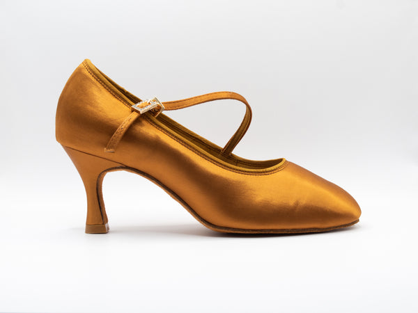 7797T - Ladies, Close Toe, 2.5inch, Standard Ballroom Dance Shoe. (Available In Skin And Tan Shades).